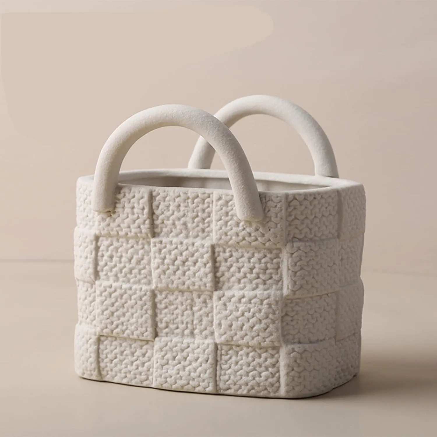 Creative Ceramic Vase, Handbag Collection Creative Ceramic Floral Vase, Modern Flower Vase for Wedding Centerpieces Flower Arrangement Home Decor.