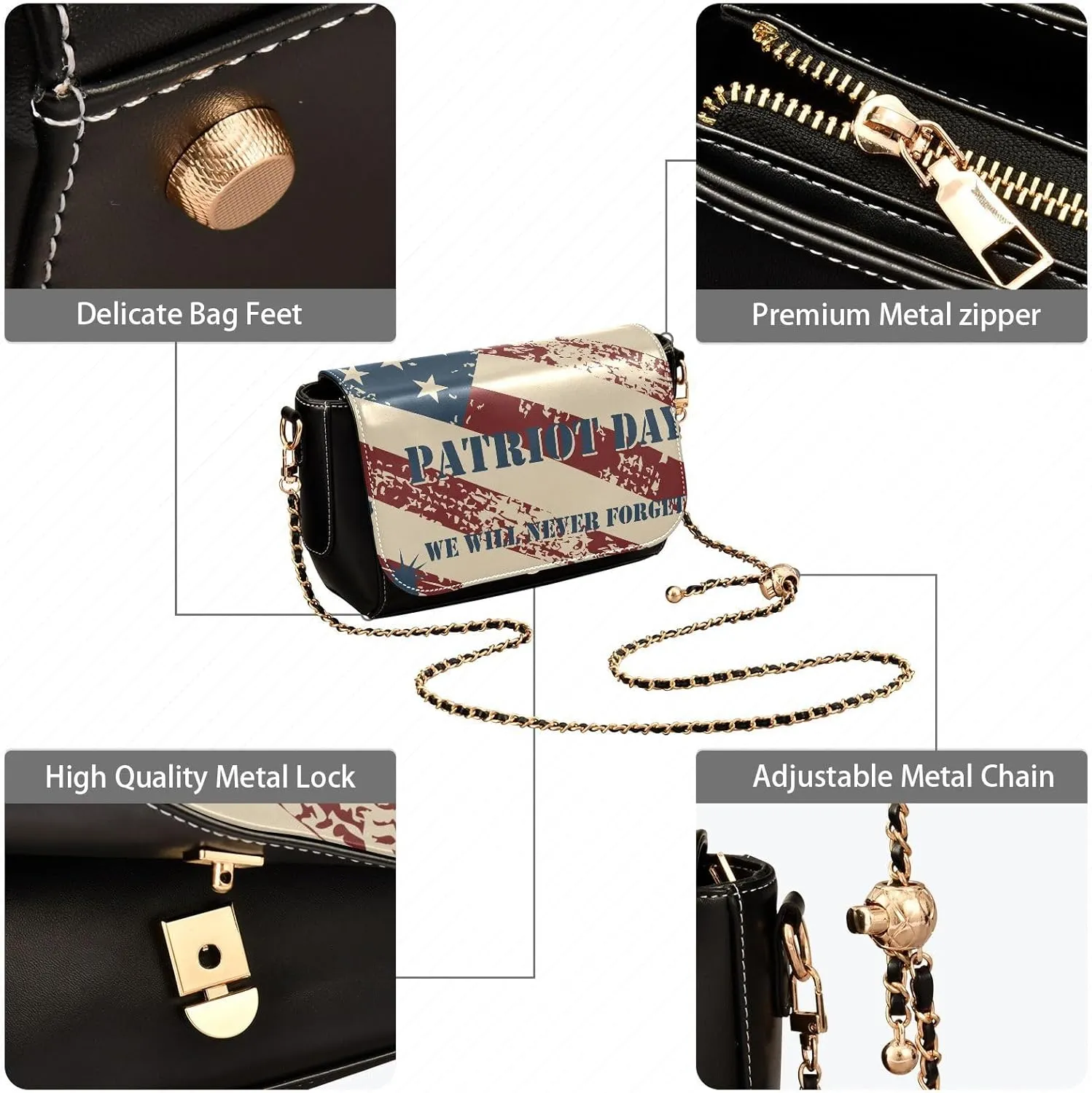 Crossbody Bags for Women Trendy Women's Black Shoulder Bag Small PU Leather Flap Cross Body Bag Handbags