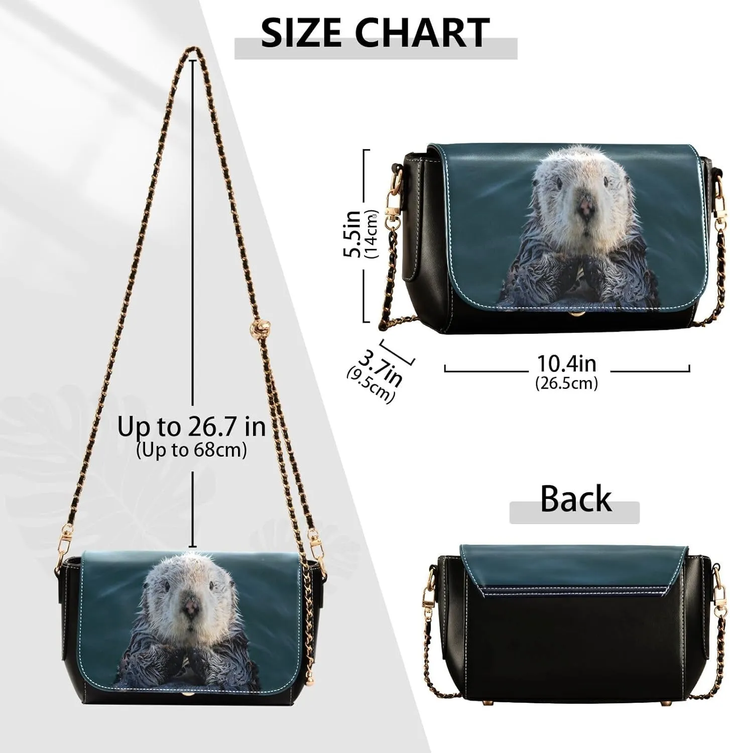 Crossbody Bags for Women Trendy Women's Black Shoulder Bag Small PU Leather Flap Cross Body Bag Handbags