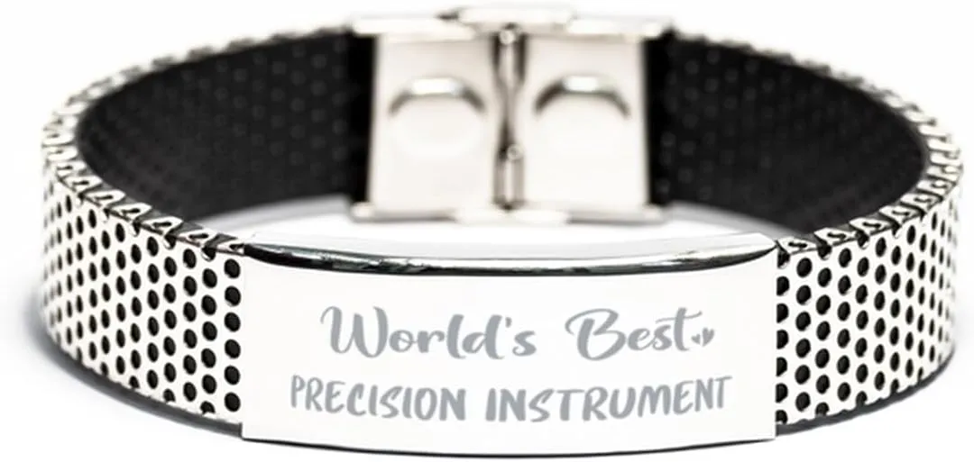 Cuban Chain Bracelet, World's Best Precision Instrument, Bracelet for Precision Instrument, Gift for Precision Instrument
