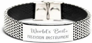 Cuban Chain Bracelet, World's Best Precision Instrument, Bracelet for Precision Instrument, Gift for Precision Instrument