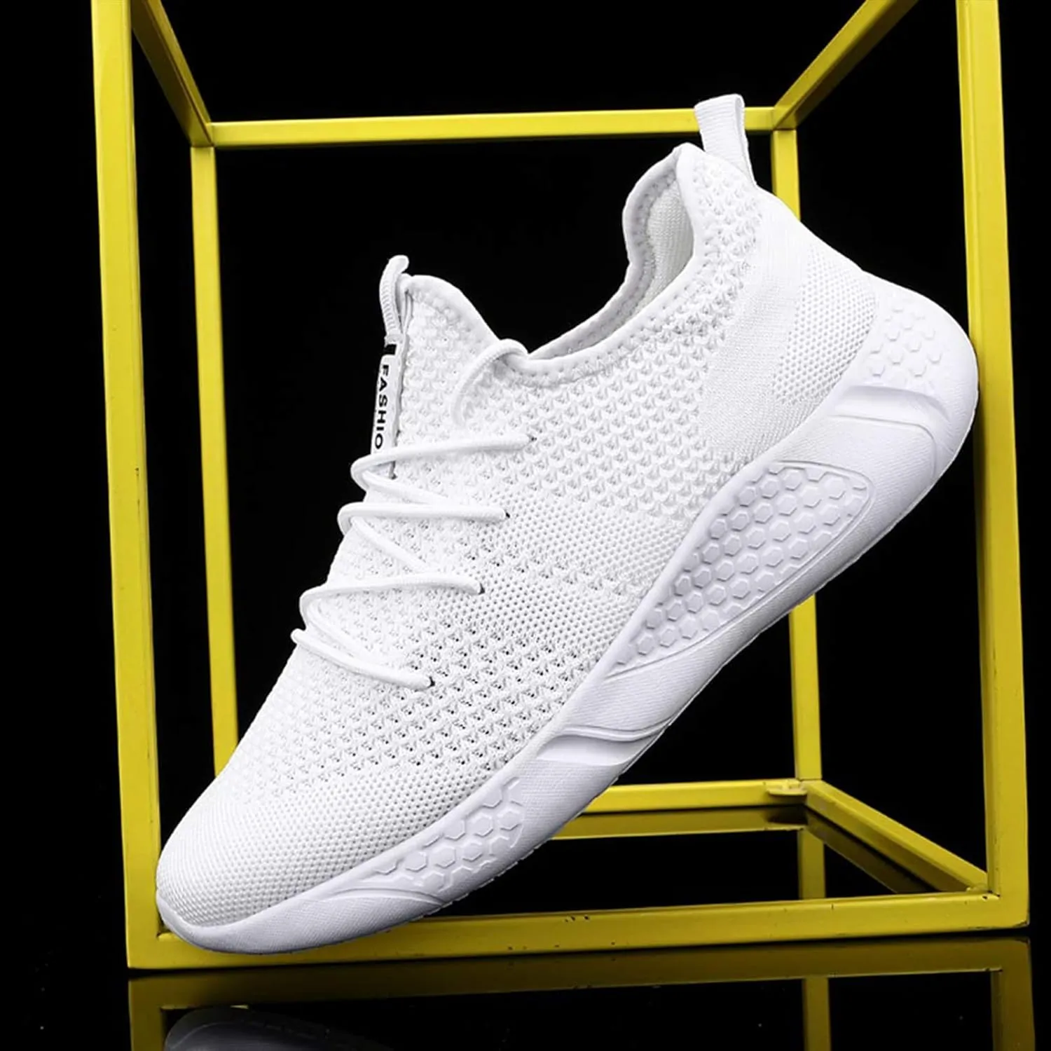 Damyuan Men's Sport Gym Running Shoes Walking Shoes Casual Lace Up Lightweight