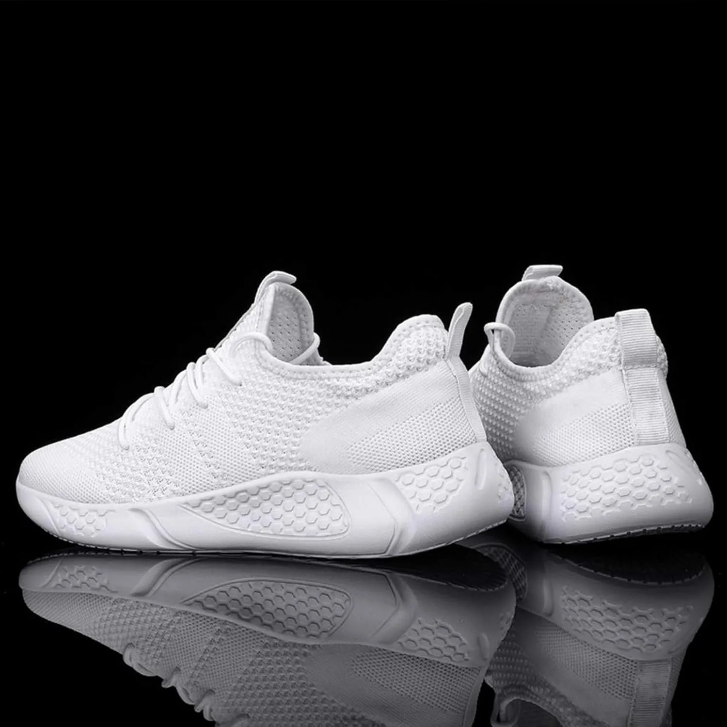 Damyuan Men's Sport Gym Running Shoes Walking Shoes Casual Lace Up Lightweight