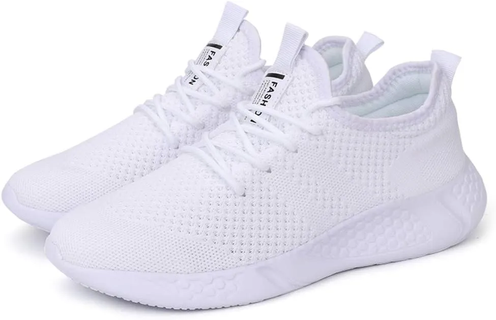 Damyuan Men's Sport Gym Running Shoes Walking Shoes Casual Lace Up Lightweight