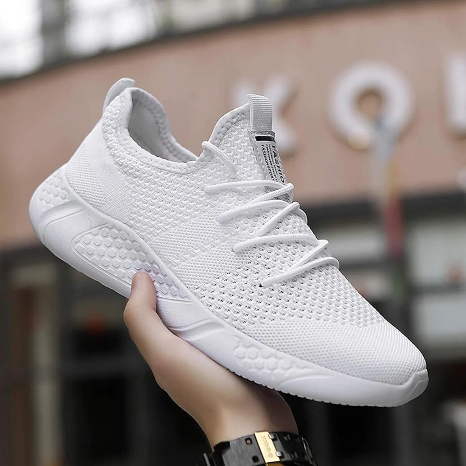 Damyuan Men's Sport Gym Running Shoes Walking Shoes Casual Lace Up Lightweight