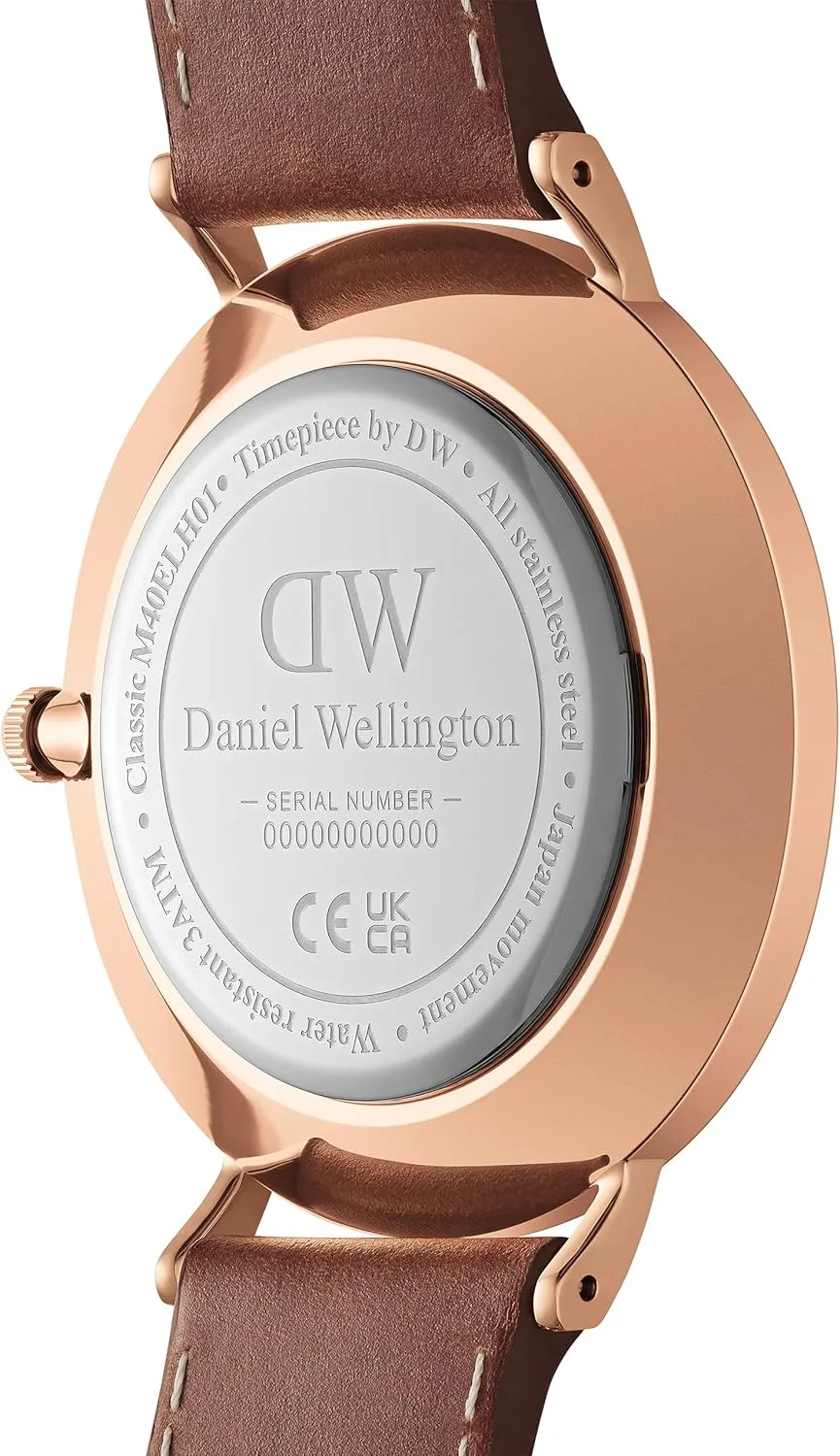 Daniel Wellington Classic Multi-Eye Men's Watch – 40mm Stainless Steel Case, Japanese Quartz Movement, Leather Strap, Water Resistant, Analog Watch for Men