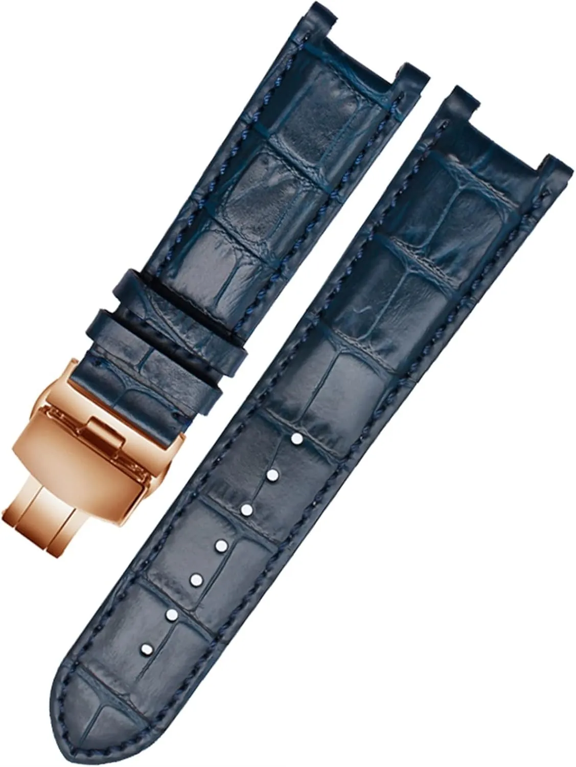 DASEB Genuine Leather Watchband For GC 22 * 13mm 20 * 11mm Notched Strap Withstainless Steel Butterfly Buckle Men And Women Watch Belt