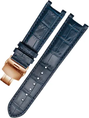 DASEB Genuine Leather Watchband For GC 22 * 13mm 20 * 11mm Notched Strap Withstainless Steel Butterfly Buckle Men And Women Watch Belt