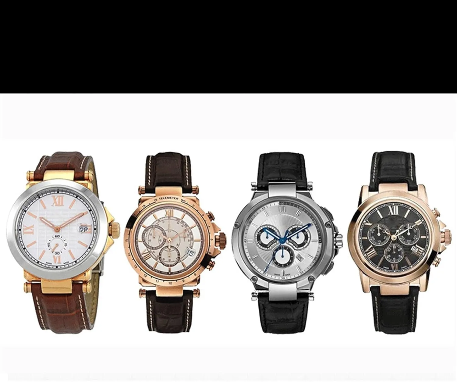 DASEB Genuine Leather Watchband For GC 22 * 13mm 20 * 11mm Notched Strap Withstainless Steel Butterfly Buckle Men And Women Watch Belt