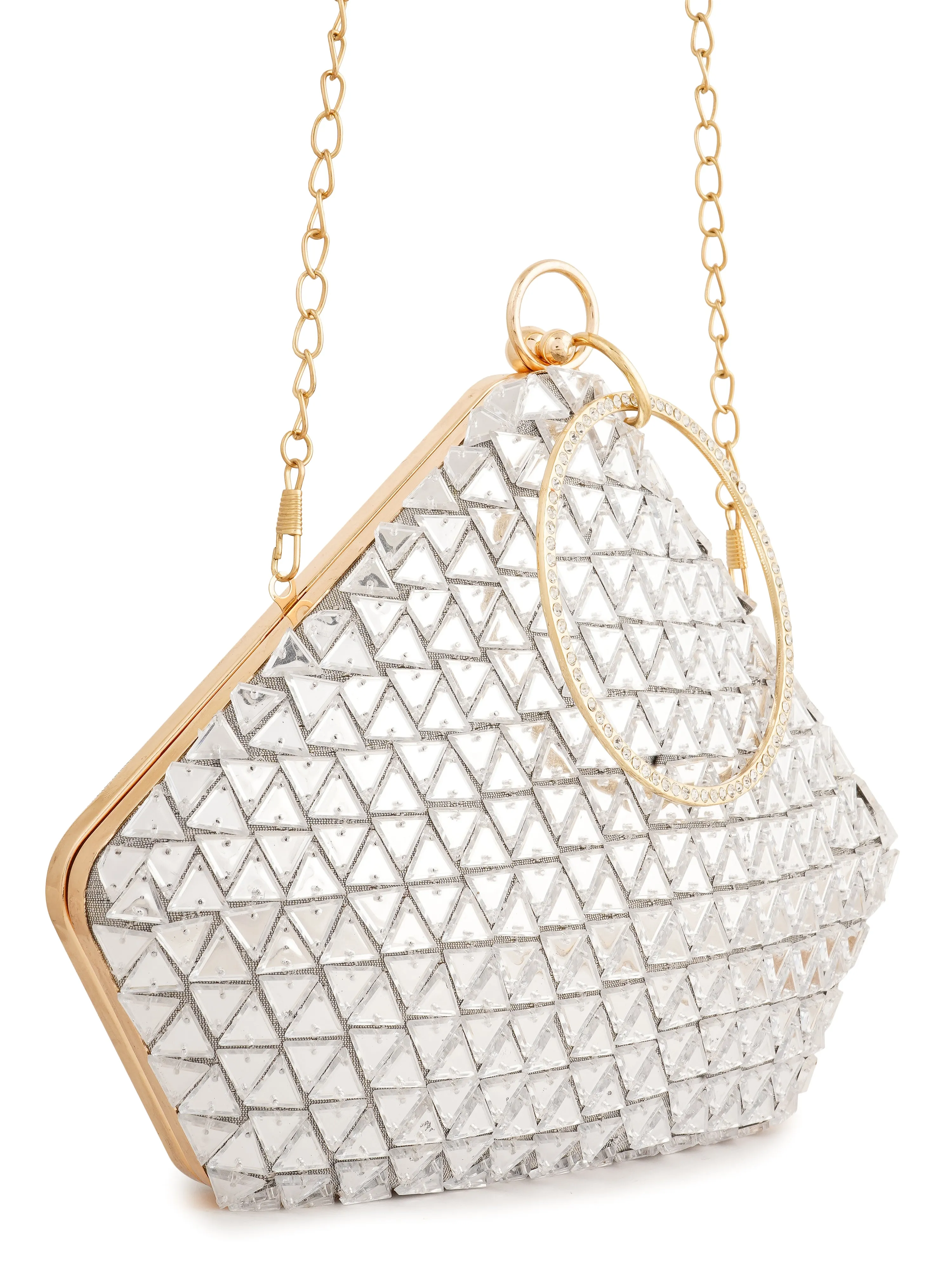 Dazzling Diamond Clutch