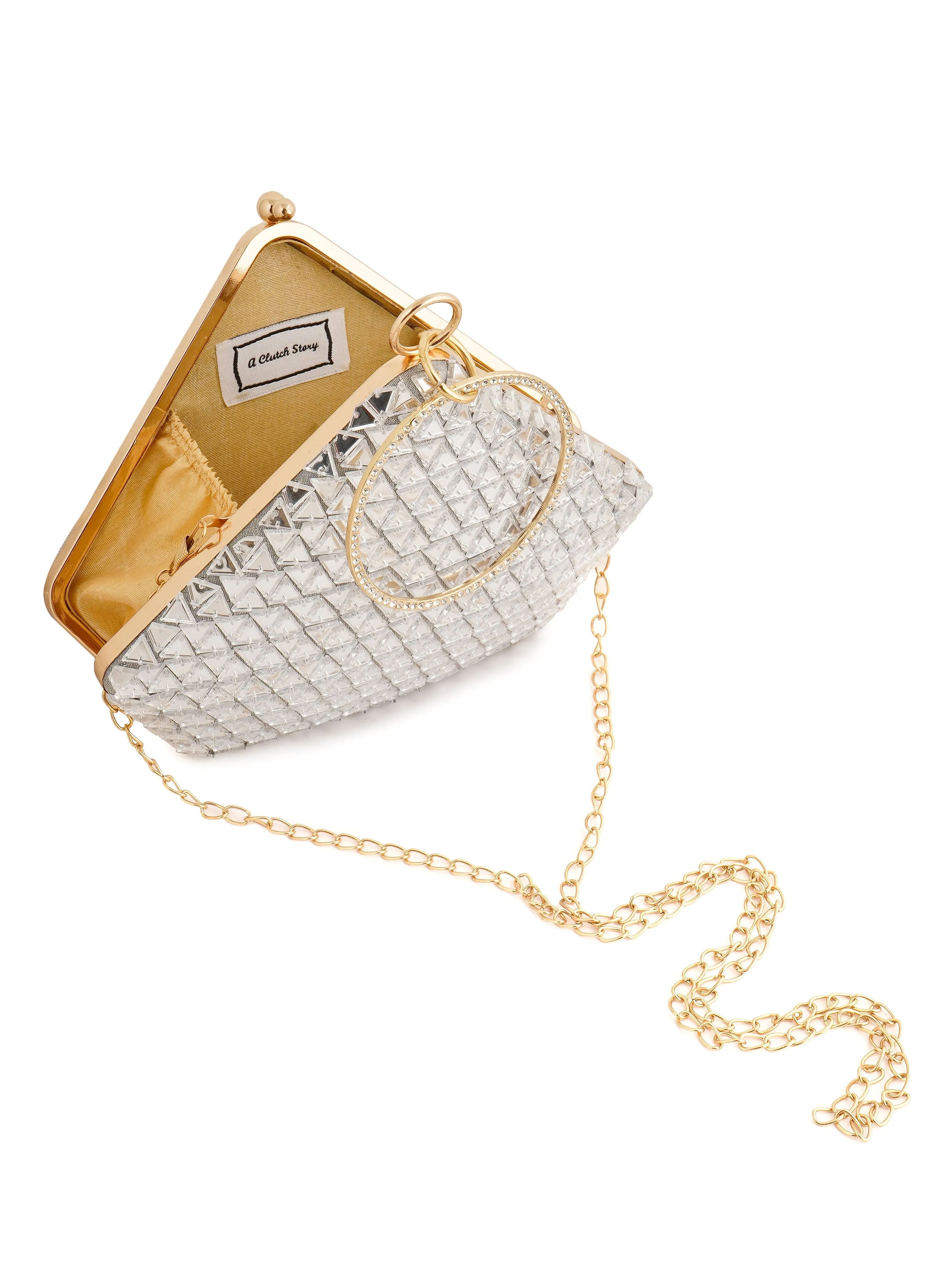Dazzling Diamond Clutch