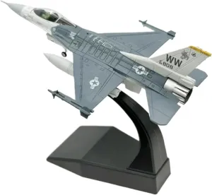 Diecast Plane Model 1:100 for F-16C Fighter Diecast Metal Plane Model Faux Decorations for Collection