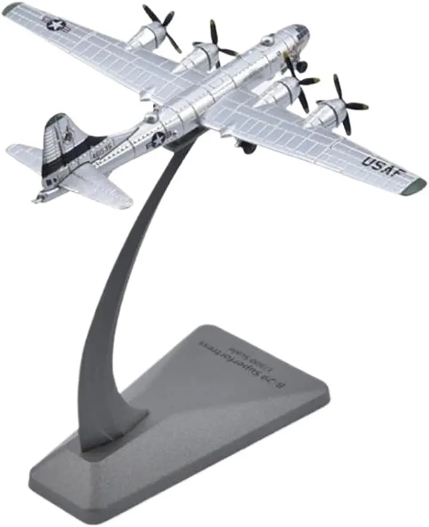 Diecast Plane Model 1：300 Scale for B-29 Diecast Alloy Fighter Model Faux Decorations for Collections