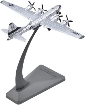 Diecast Plane Model 1：300 Scale for B-29 Diecast Alloy Fighter Model Faux Decorations for Collections
