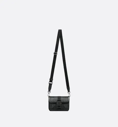 Dior Hit the Road Mini Bag • Black CD Diamond Canvas