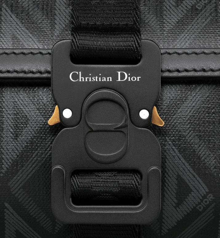 Dior Hit the Road Mini Bag • Black CD Diamond Canvas