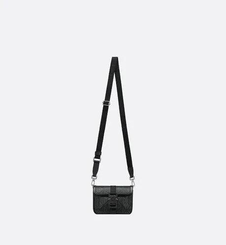 Dior Hit the Road Mini Bag • Black CD Diamond Canvas