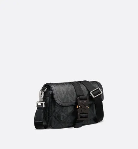 Dior Hit the Road Mini Bag • Black CD Diamond Canvas