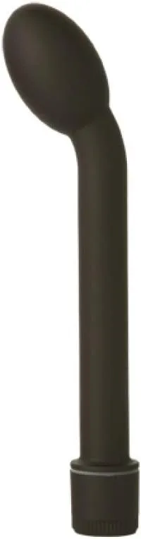Doc Johnson Mood - Frisky - Curved for Direct G-Spot Stimulation - Curved for Clit Stimulation During Sex - Made of Velvet Touch ABS Plastic - Powerful Multi-Speed Vibrator - Black