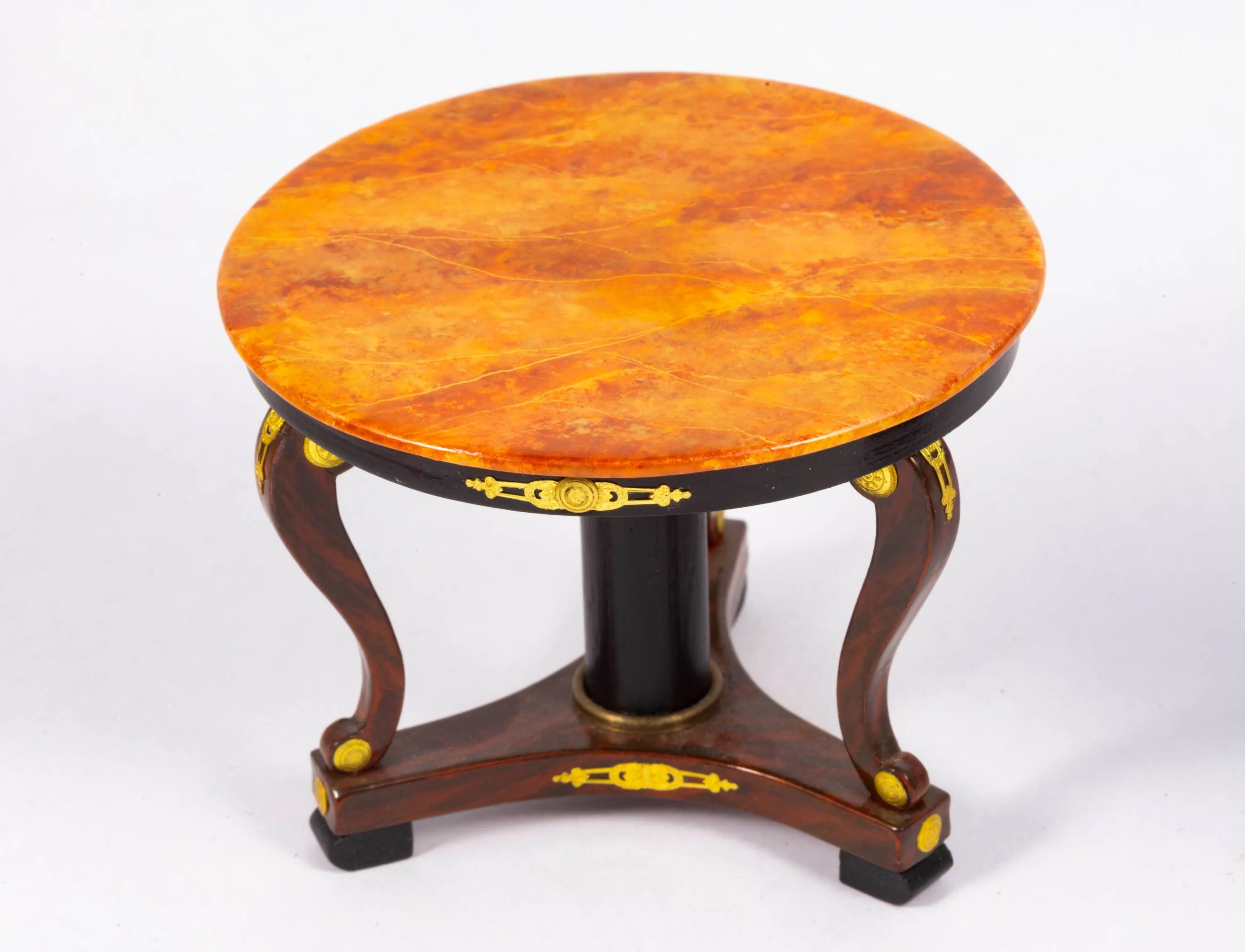 Dollhouse Miniature ~ Susanne Russo Round Regency Table