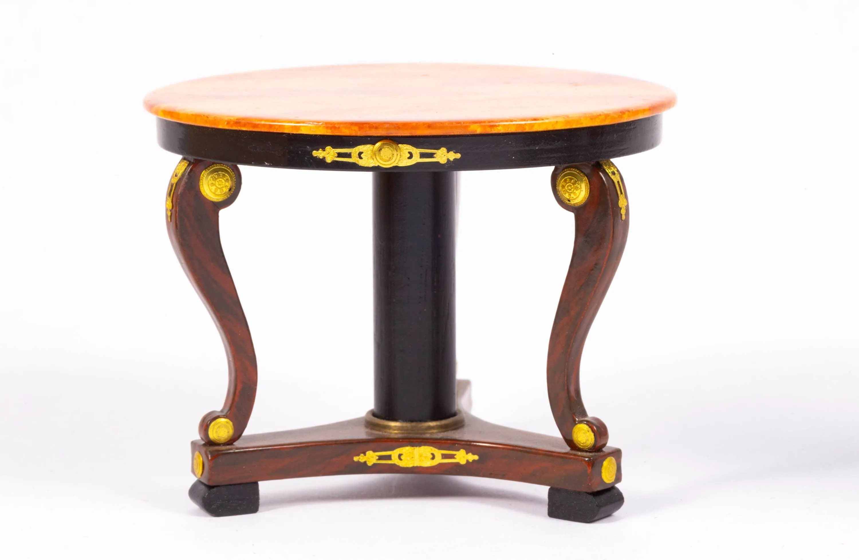 Dollhouse Miniature ~ Susanne Russo Round Regency Table