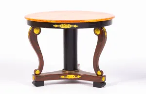 Dollhouse Miniature ~ Susanne Russo Round Regency Table