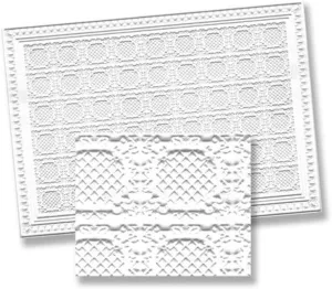 Dolls House Faux Tin Ceiling Miniature 1:12 Scale Foam Board 13 x 9.1/2 inches
