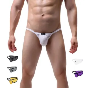 DomiGe Breathable Mesh Men's Underwear Briefs Elastic Edges