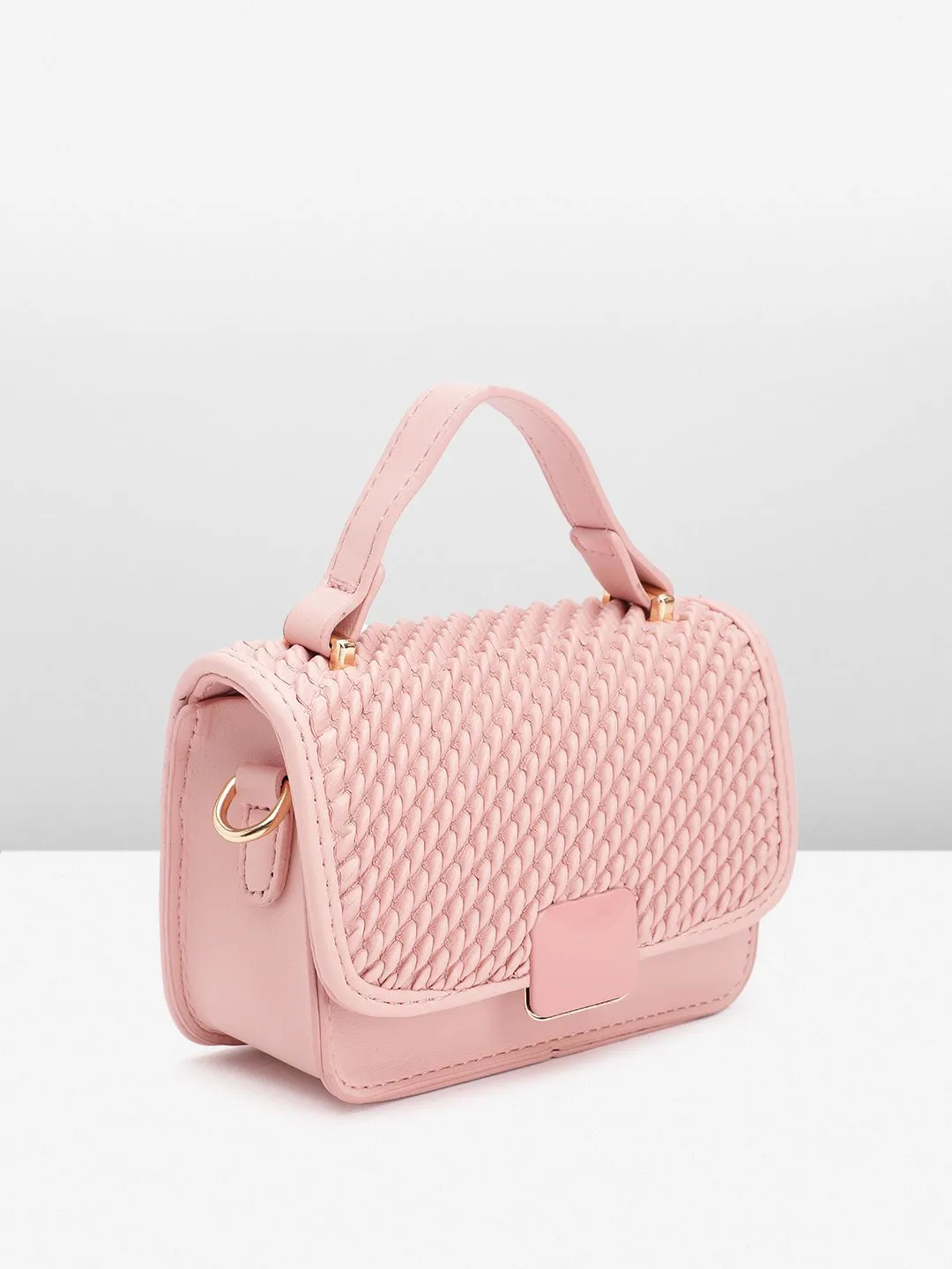 DressBerry Bubble Textured Miniature Satchel