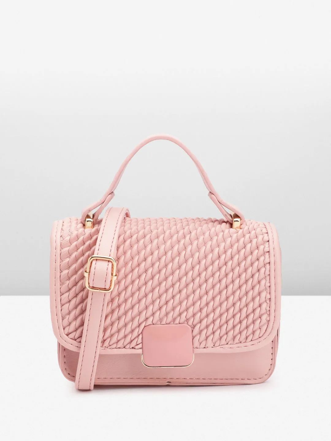DressBerry Bubble Textured Miniature Satchel