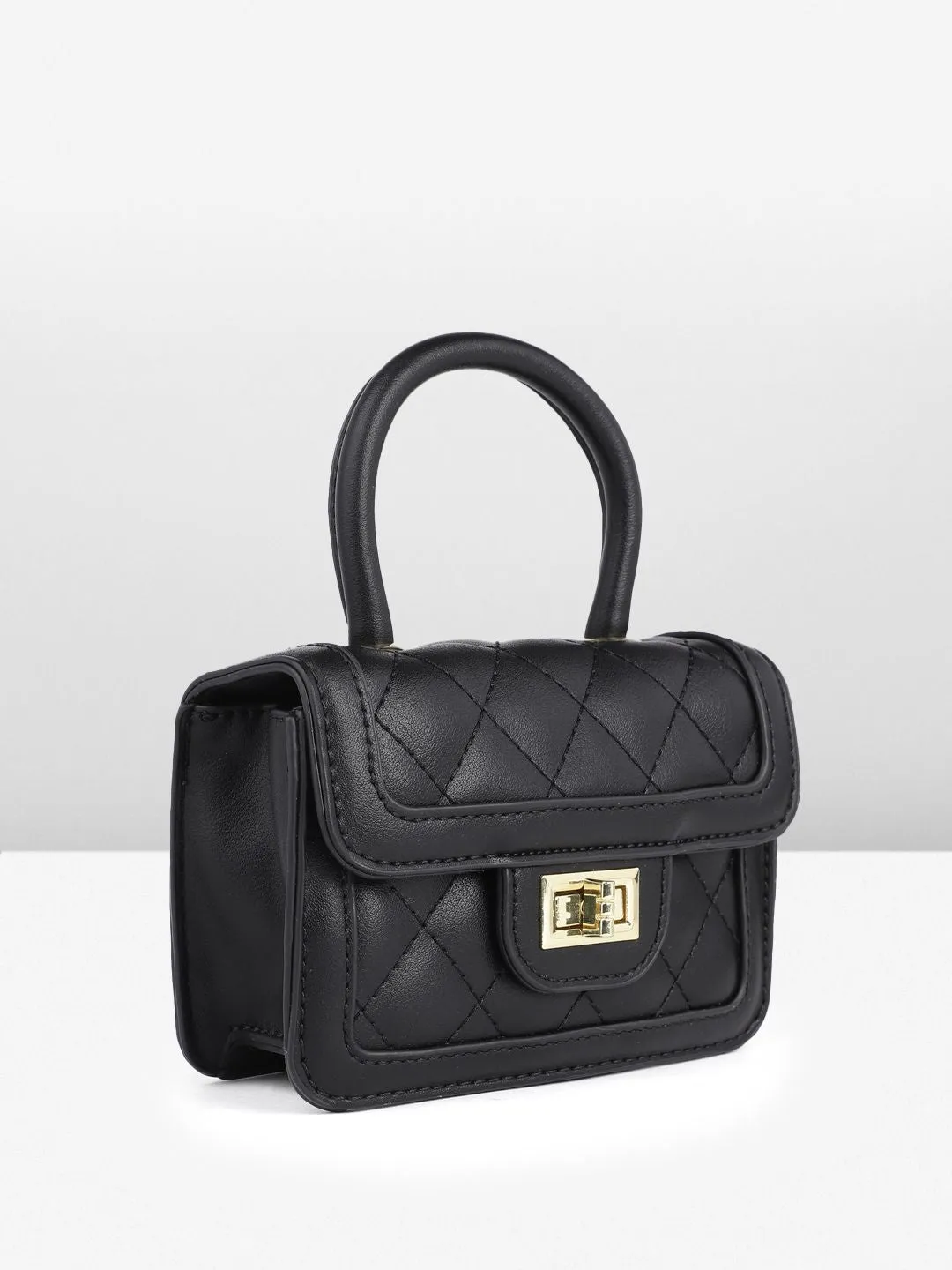 DressBerry Quilted Miniature Satchel