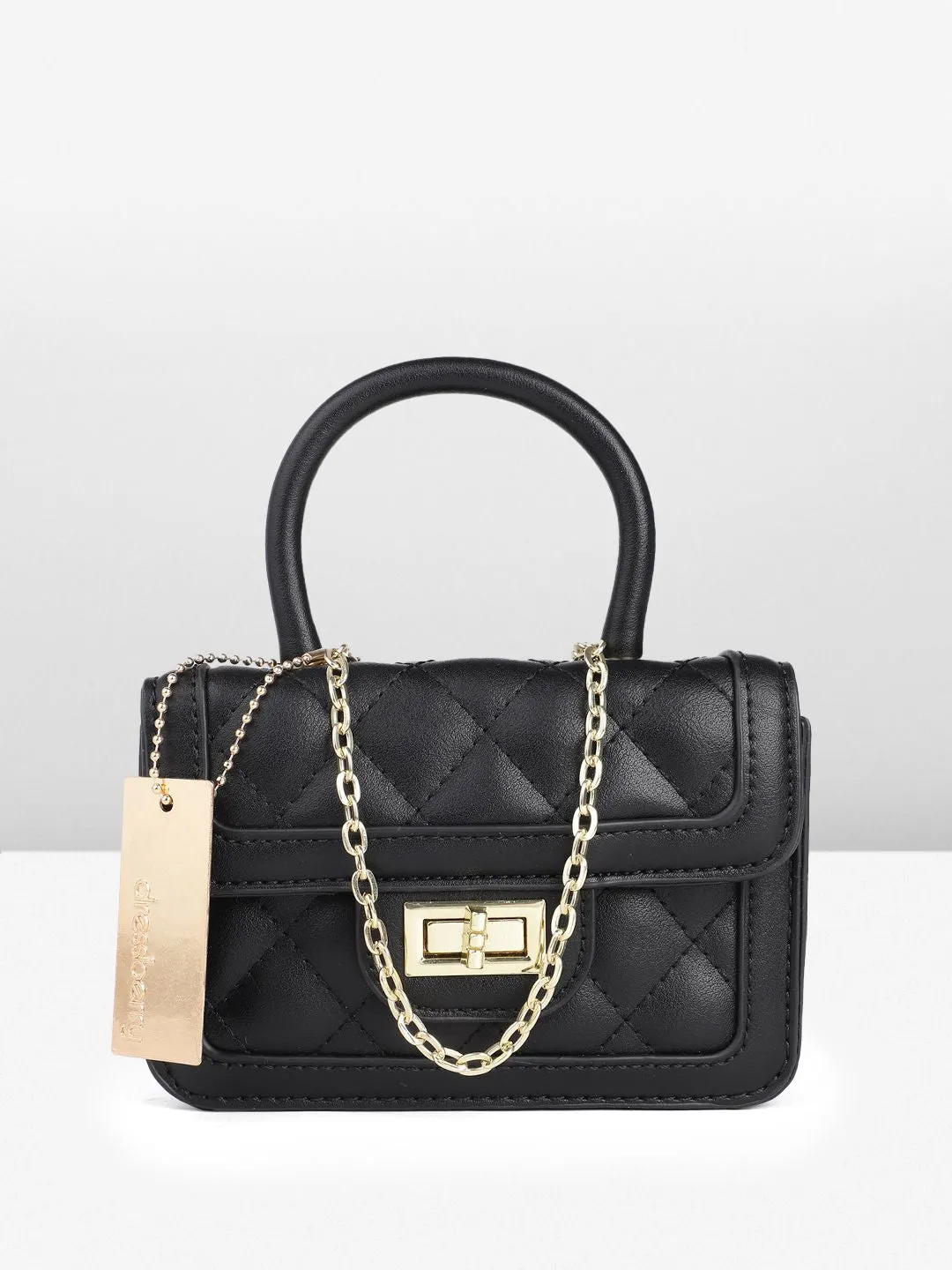 DressBerry Quilted Miniature Satchel