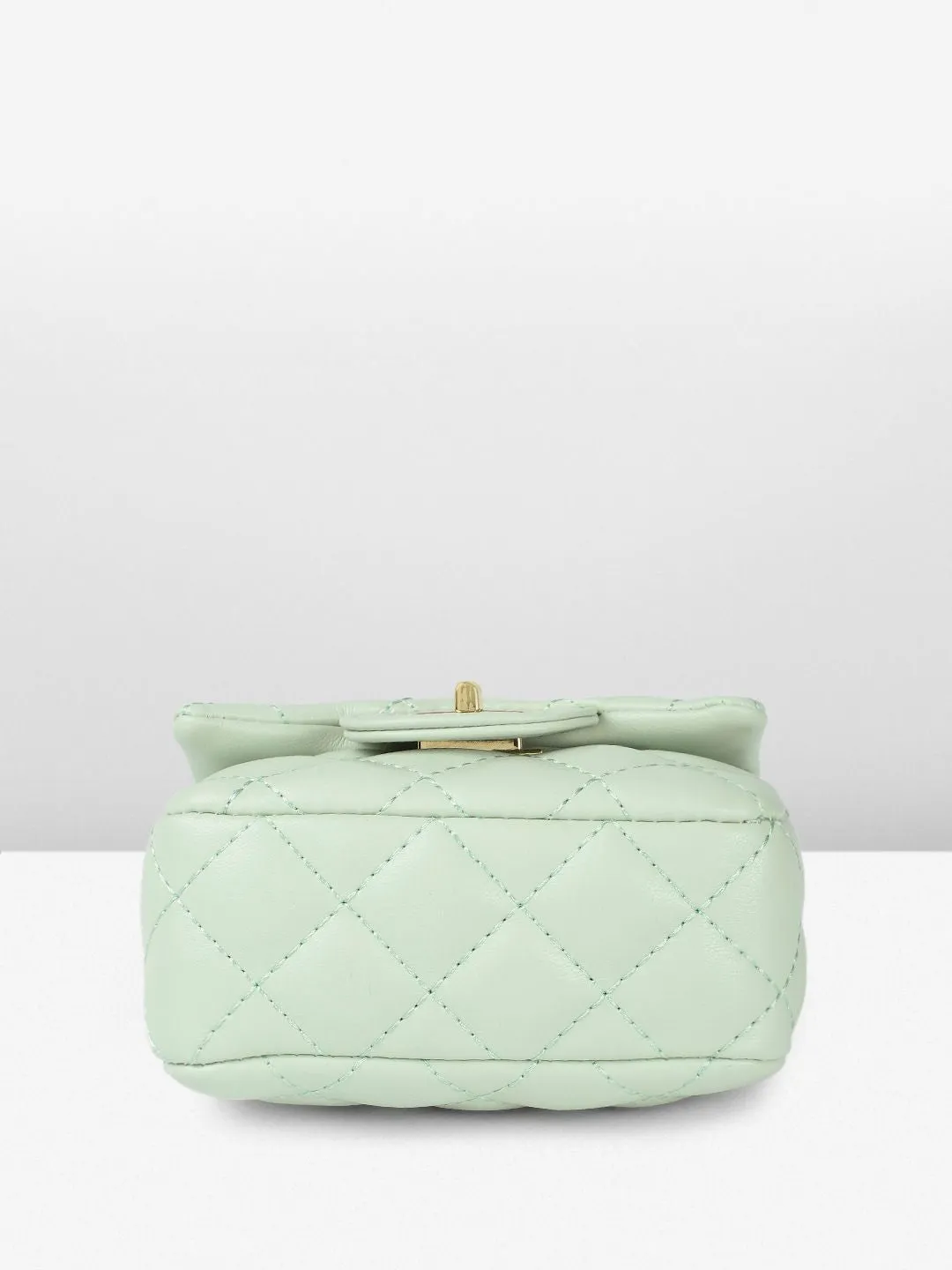 DressBerry Textured Miniature Sling Bag with Quilted