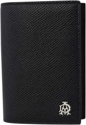 Dunhill L2AC47A Business Card Holder, Card Case, Cadogan, Black, Cover Lid, Plain, Black