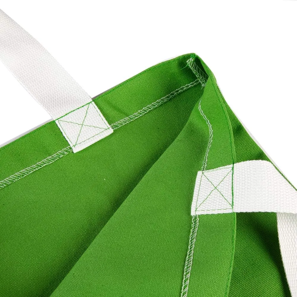 Durable 100% Cotton 12oz Canvas Heavy Duty Extra Large Grocery Bag Beach Tote Shopping Bag Multi Purpose Tote.