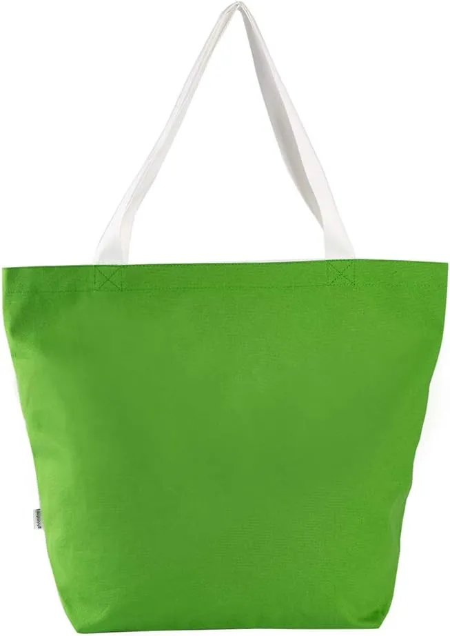 Durable 100% Cotton 12oz Canvas Heavy Duty Extra Large Grocery Bag Beach Tote Shopping Bag Multi Purpose Tote.