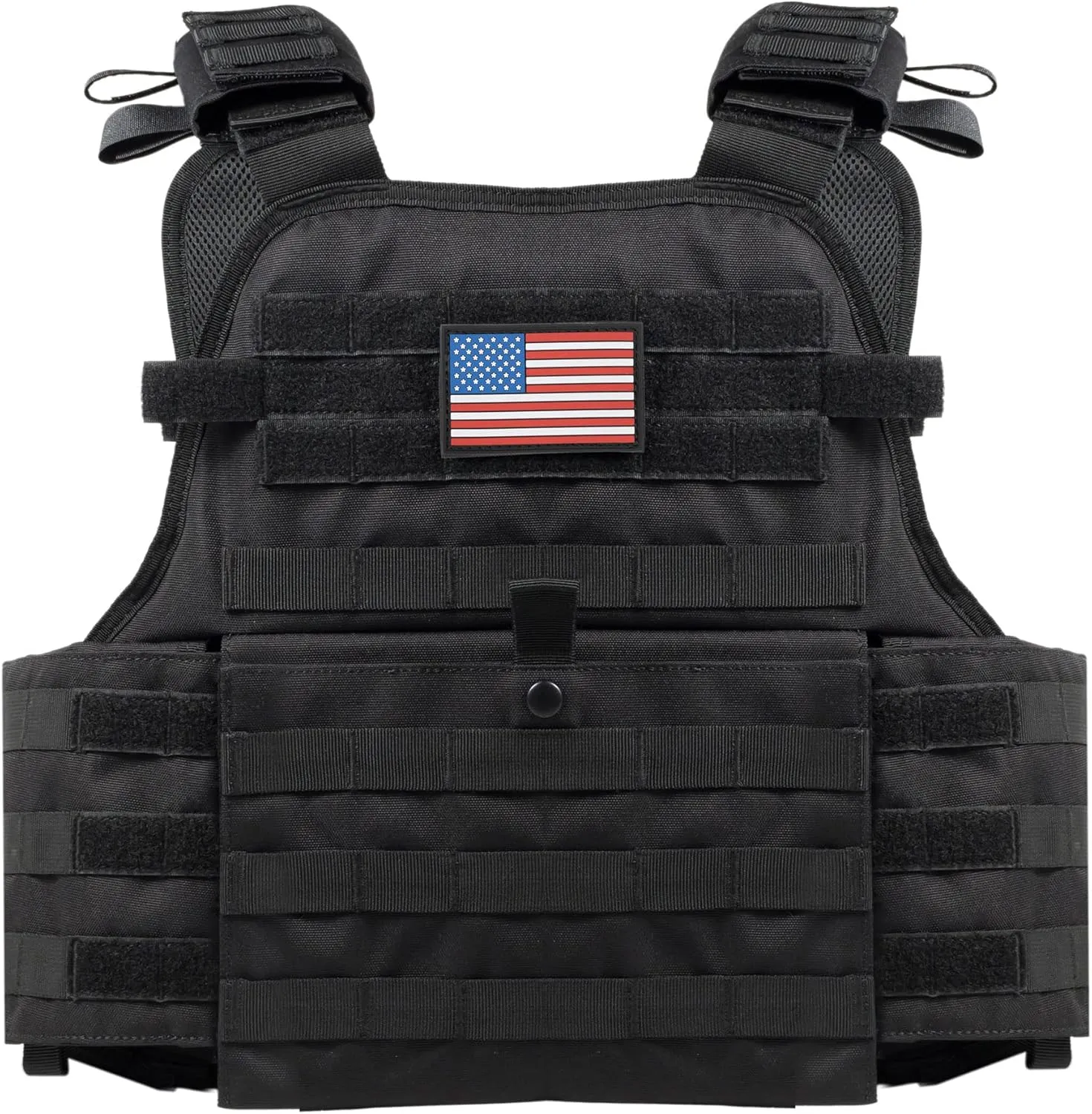 Eagle Sky Tactical Vest, Tough 500D Nylon, Adjustable Size S-XXL, Breathable 3D Mesh Liner
