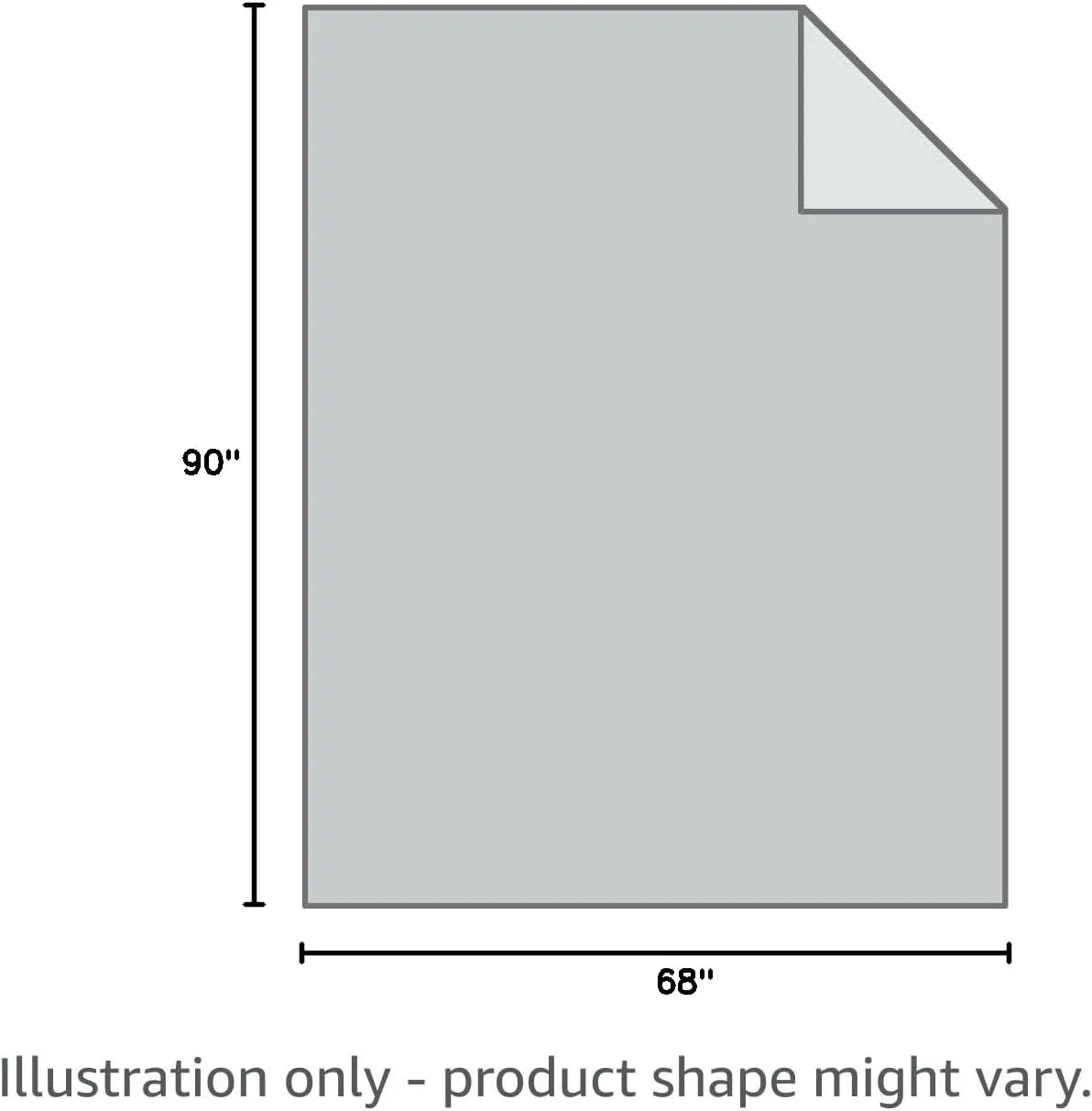ELEGANT LIFE HOME Velvet Quilt Twin Reversible Royal Cotton Velvet Pic-Stitch Bedding Quilt - Twin - 68'' x 90'', Grey