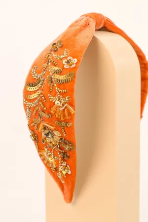 Embellished Velvet Headband