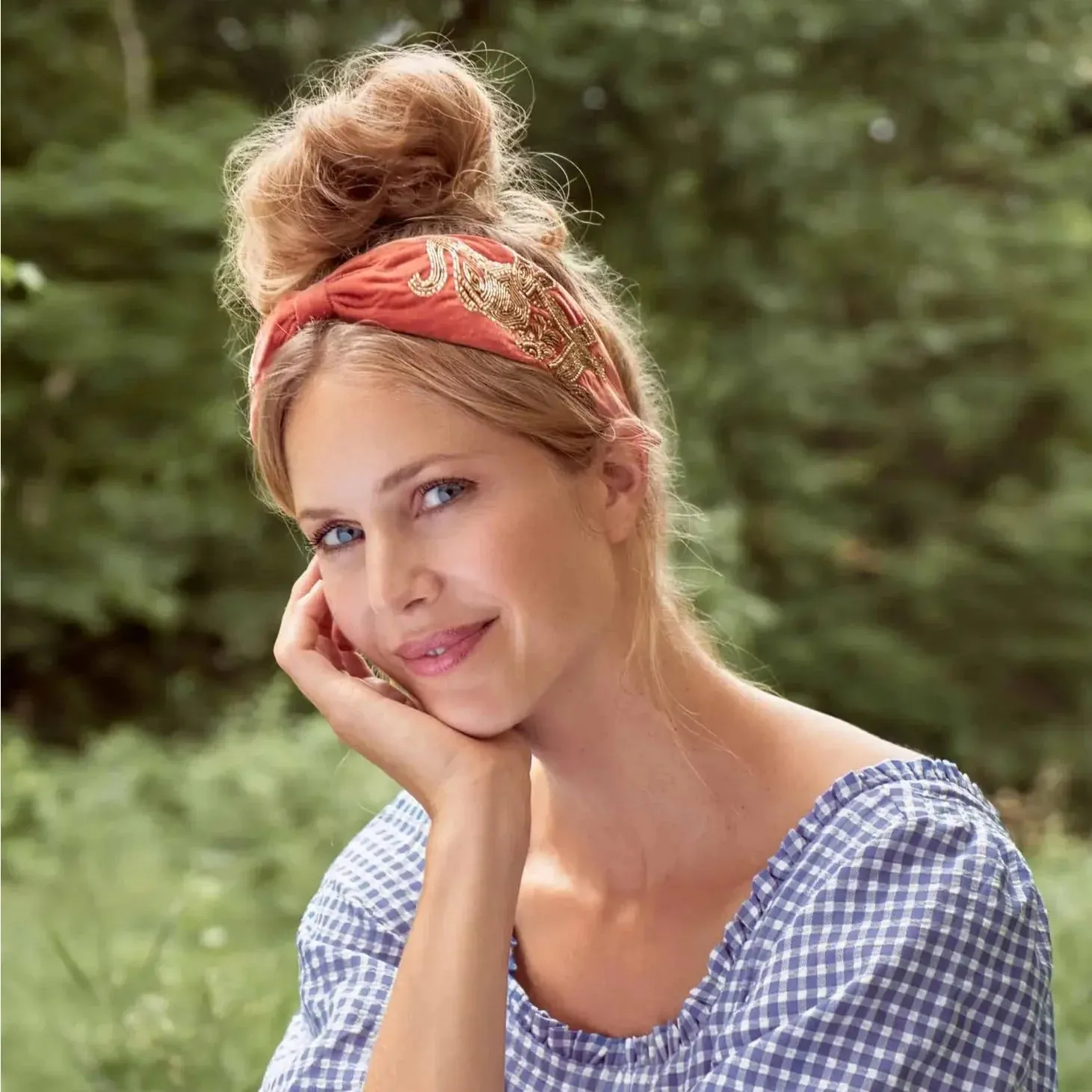 Embellished Velvet Headband