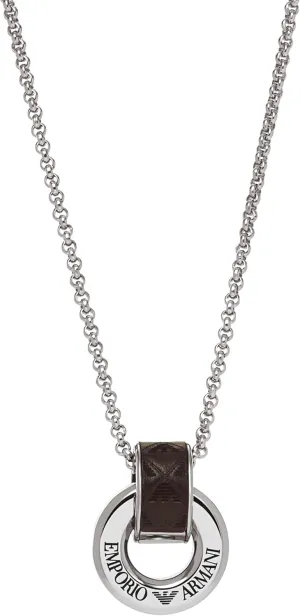Emporio Armani Stainless Steel Pendant or Chain Necklace for Men