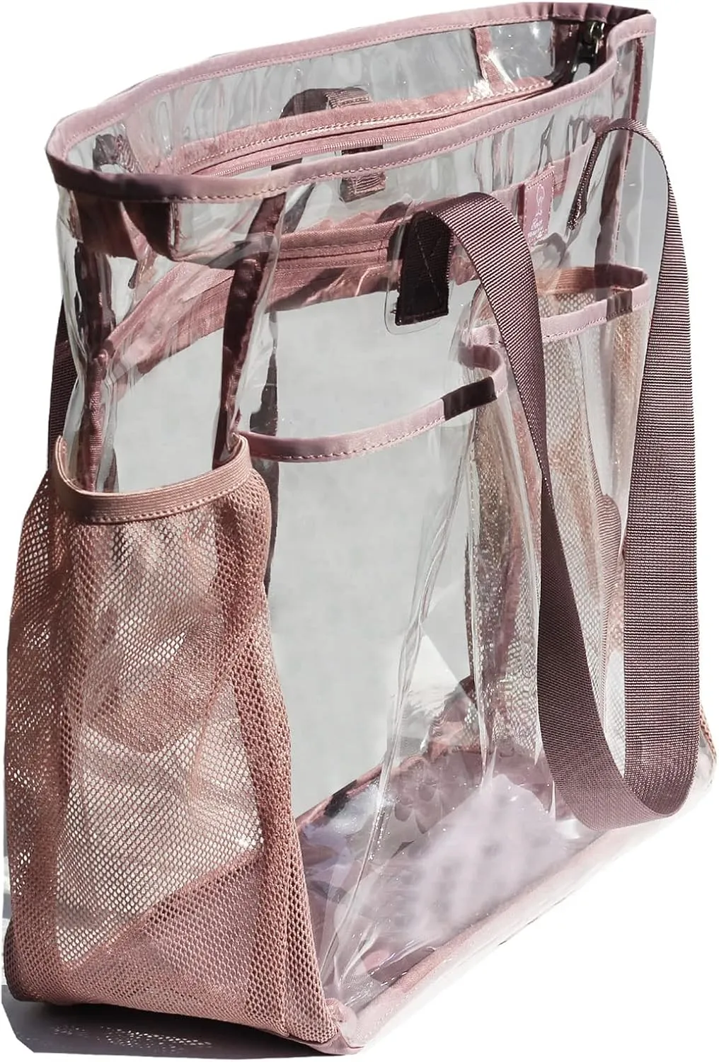 ESVAN Clear Tote bags Stadium Approved Security Travel Gym See Through Bags for Work Sports Concerts Travel Beach