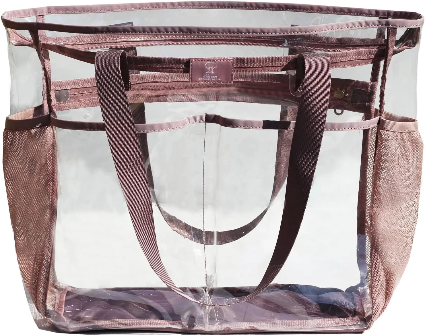 ESVAN Clear Tote bags Stadium Approved Security Travel Gym See Through Bags for Work Sports Concerts Travel Beach