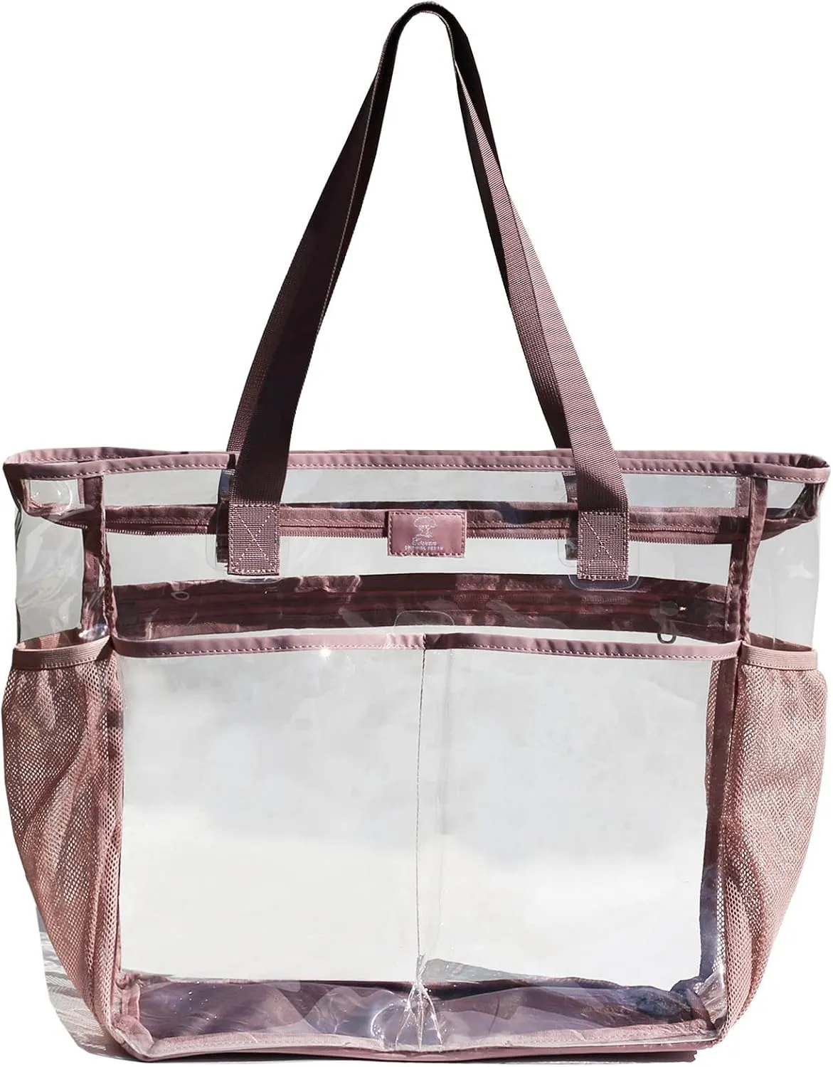 ESVAN Clear Tote bags Stadium Approved Security Travel Gym See Through Bags for Work Sports Concerts Travel Beach