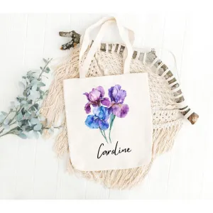 Everyday Blooms - Personalized Birth Flower Tote Bag