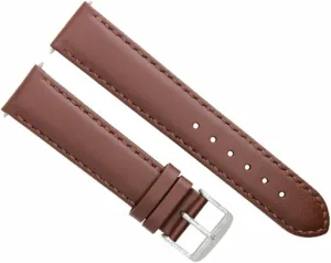 Ewatchparts 22mm Smooth Leather Watch Band Strap Compatible With Pam 40mm Panerai GMT Watch Light Brown