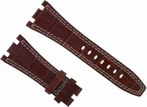 Ewatchparts 28mm Leather Watch Band Strap Compatible With 42mm Audemars Piguet 15703ST 26470ST B6