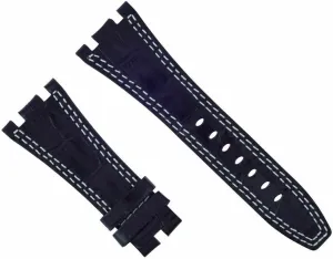 Ewatchparts 28mm Leather Watch Band Strap Compatible With 42mm Audemars Piguet 15703ST 26470ST B6