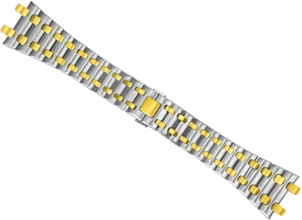 Ewatchparts Watch Band Bracelet Compatible With 42mm Audemars Piguet Royal Oak Offshore Safari Two Tone