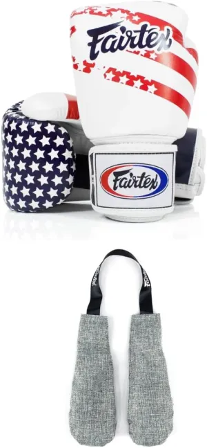 Fairtex BGV1 Boxing Gloves with Deodorizer Inserts | Shock Absorbent Gloves   Odor & Moisture Absorber for Boxing, MMA, Muay Thai | Perfect Bundle for Clean & Durable Gear